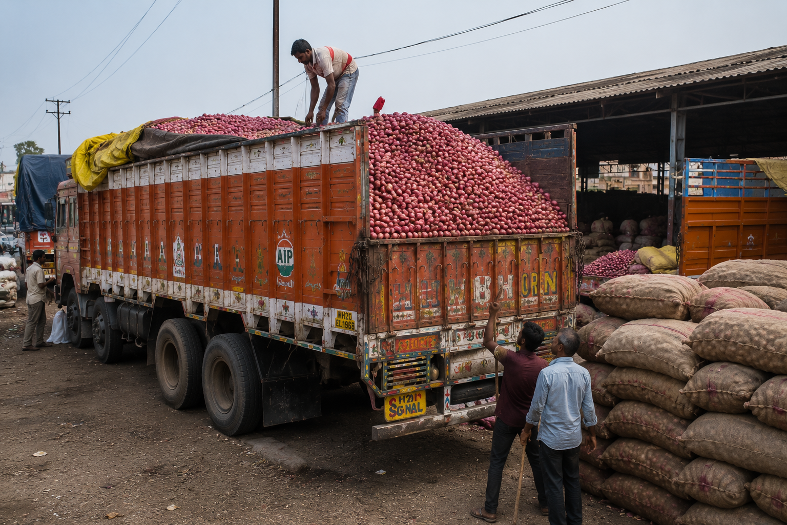 Harvest loading